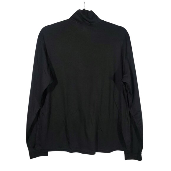 VTG Patagonia Capilene 1/4 Zip Pullover Women's XL Black Base-Layer USA - Picture 4 of 6